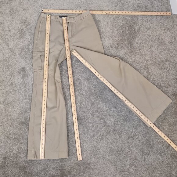 Jacob Annexe Women's Cargo Pants Size 9 / 10 Beige Cotton Casual Outerwear Daily - Picture 7 of 12